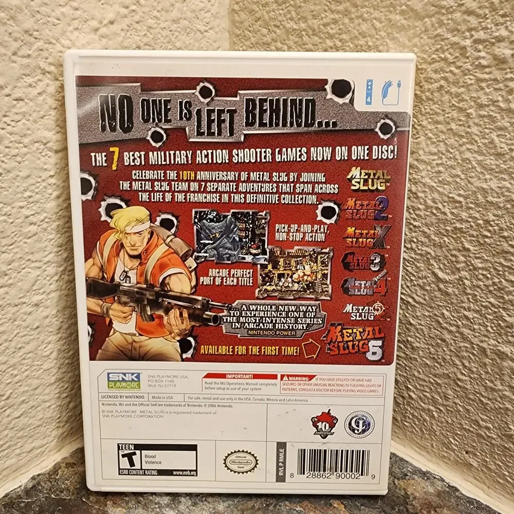 Game - Metal Slug Anthology - Wii - Nintendo - SNK